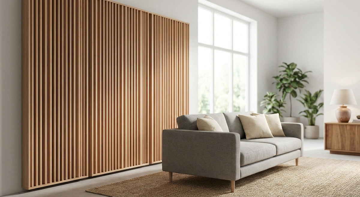 Akustikpaneele Buche für skandinavisches Wohndesign