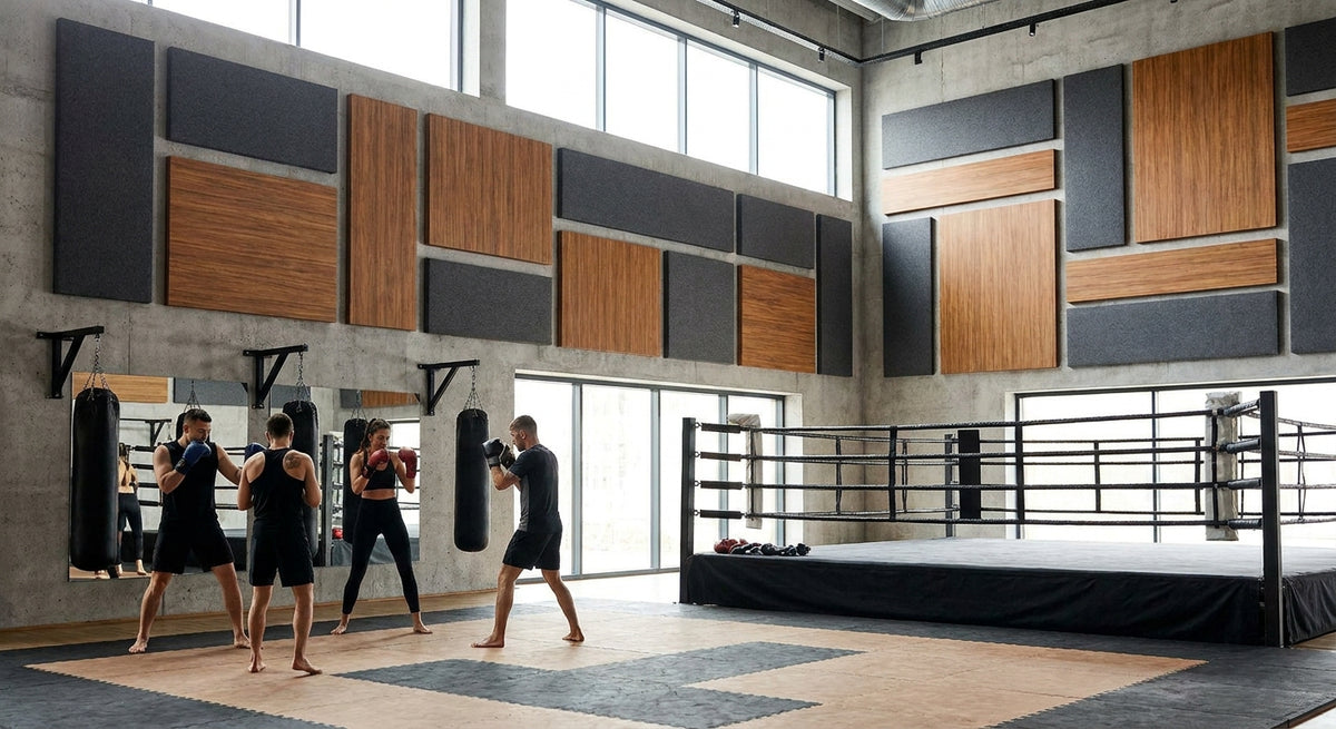 Akustikpaneele für Boxstudios und Kampfsportschulen