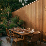 Fassadenverkleidung Eiche 290CM | Garten | 3D Holzmaserung