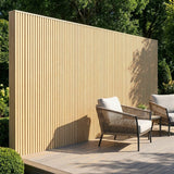 Fassadenverkleidung Birke 290CM | Garten | 3D Holzmaserung