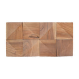 Holz Mosaikpaneele | Slim Walnuss | 20×40 cm | Holzfliese