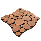 Holz Wandverkleidung Lychee Mosaik-Look 3D | 30×30 cm