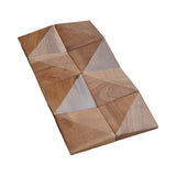 Holz Mosaikpaneele | Slim Walnuss | 20×40 cm | Holzfliese