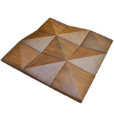 Holz Mosaikpaneele | Cumaru Deep | 30×30 cm | Holzfliese