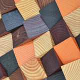 Holz Wandverkleidung Bold Pine Mosaik-Look 3D | 30×30 cm