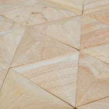 Holz Wandverkleidung Rubberwood XL Mosaik-Look 3D | 30×35 cm