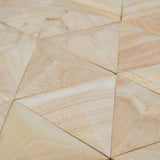 Holz Mosaikpaneele | Rubberwood XL | 30×35 cm | Holzfliese