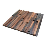 Holz Wandverkleidung Shipwood Compact Mosaik-Look 3D | 30×30 cm