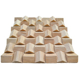 Holz Wandverkleidung Esche Mosaik-Look 3D | 30×30 cm
