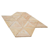 Holz Wandverkleidung Rubberwood XL Mosaik-Look 3D | 30×35 cm