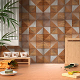 Holz Mosaikpaneele | Cumaru Deep | 30×30 cm | Holzfliese