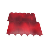 Selbstklebende Mosaikfliesen Metall | Bogen Rot | 28,8×29,8 cm | Küche, Bad & WC