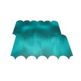 Selbstklebende Mosaikpaneele | Bogen Türkis | 28,8×29,8 cm | Metall