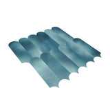 Selbstklebende Mosaikfliesen Metall | Bogen Blau | 28,8×29,8 cm | Küche, Bad & WC