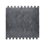 Selbstklebende Mosaikpaneele | Riemchen 3D Anthrazit | 30×29,8 cm | Metall