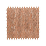 Selbstklebende Mosaikfliesen Metall | Picket 3D Lachs | 31×30 cm | Küche, Bad & WC