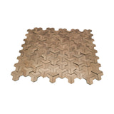 Selbstklebende Mosaikfliesen Metall | Trifold 3D Natur | 30,3×28 cm | Küche, Bad & WC