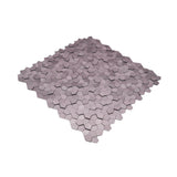 Selbstklebende Mosaikfliesen Metall | Pentagon 3D Rosa | 28,2×28,2 cm | Küche, Bad & WC