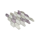 Selbstklebende Mosaikfliesen Metall | Picket Grau | 30×30 cm | Küche, Bad & WC