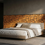 Holz Wandverkleidung Lychee Mosaik-Look 3D | 30×30 cm
