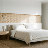 Holz Wandverkleidung Rubberwood XL Mosaik-Look 3D | 30×35 cm