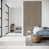 Akustikpaneel Natürliche Eiche | XL 300 cm x 60 cm | Einseitig Echtholzfurnier