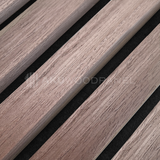 Akustikpaneele Walnuss Rustikal | 240 cm x 60 cm | Dreiseitig Echtholzfurnier