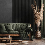 Akustikpaneele Schwarze Eiche | XL 300 cm x 60 cm | Dreiseitig Echtholzfurnier