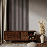 Akustikpaneel Walnuss | 240 cm x 60 cm | Einseitig Echtholzfurnier