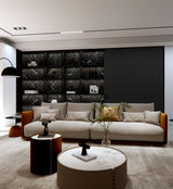 Akustikpaneel Schwarze Eiche | XL 300 cm x 60 cm | Einseitig Echtholzfurnier