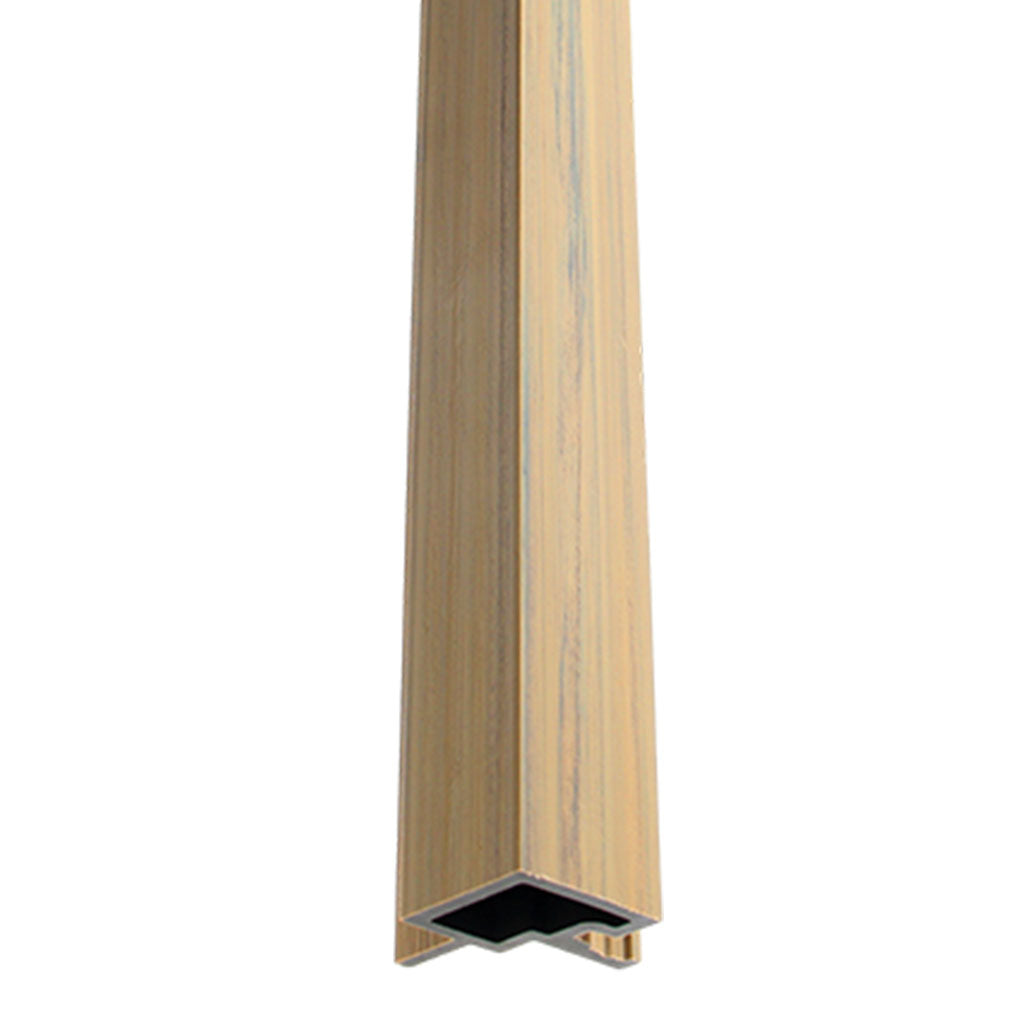 Fassadenverkleidung Eckleiste Birke 290CM | Garten | 3D-Holzmaserung