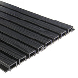 Fassadenverkleidung Schwarz 290CM | Garten | 3D Holzmaserung