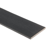 Fassadenbrett Schwarz 290CM | Abschlussbrett | Garten | 3D Holzmaserung