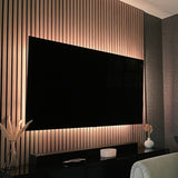 Akustikpaneele Natürliche Eiche | XL 300 cm x 60 cm | Dreiseitig Echtholzfurnier