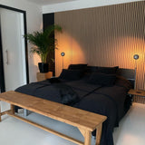 Akustikpaneele Natürliche Eiche | XL 300 cm x 60 cm | Dreiseitig Echtholzfurnier