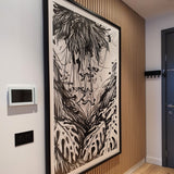 Akustikpaneele Natürliche Eiche | XL 300 cm x 60 cm | Dreiseitig Echtholzfurnier