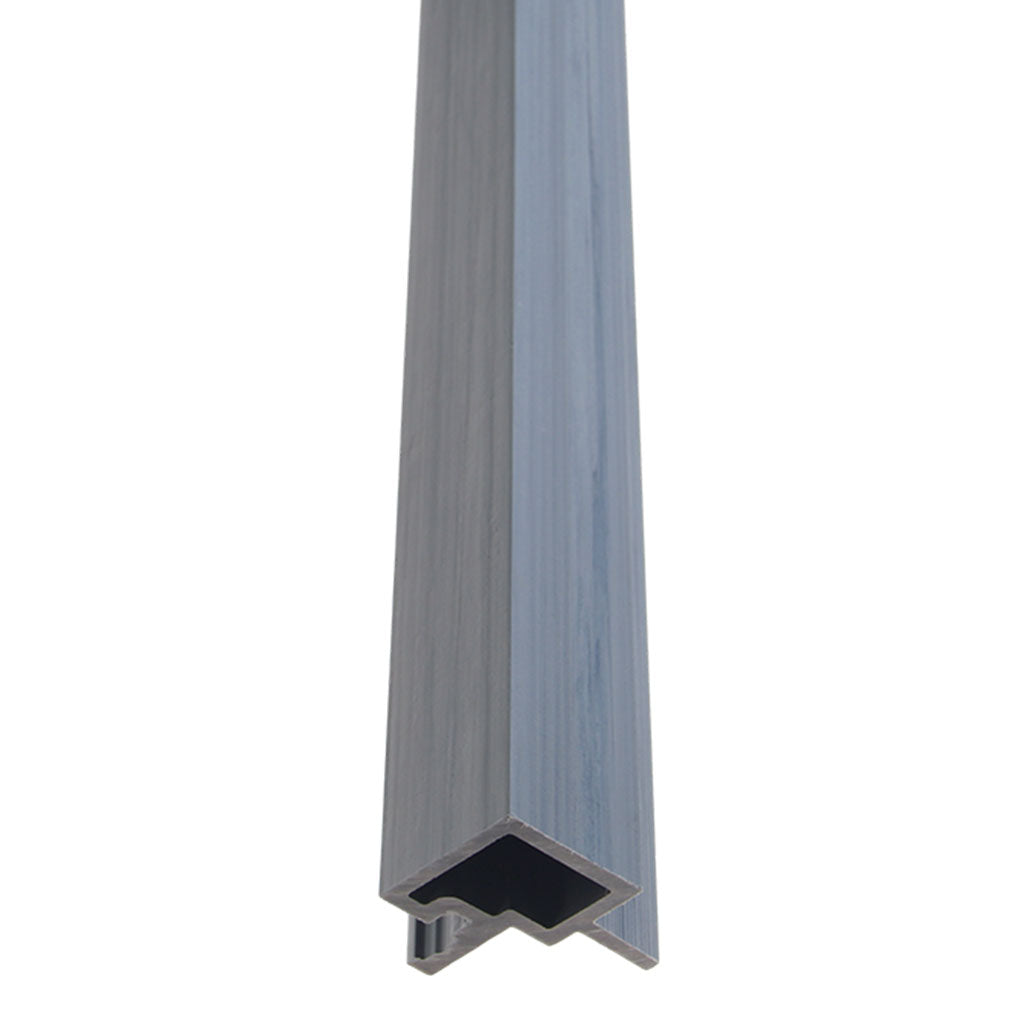 Fassadenverkleidung Eckleiste Steingrau 290CM | Garten | 3D-Holzmaserung