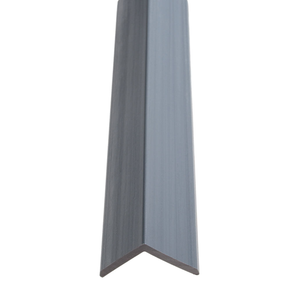 Fassadenverkleidung Abschlussleiste Steingrau 290CM | Garten | 3D-Holzmaserung