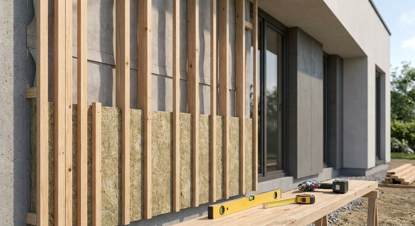 Fassadenverkleidung Unterkonstruktion: Richtig aufbauen