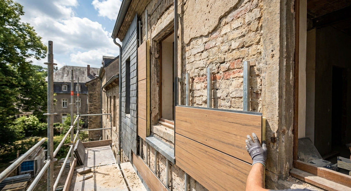 Beste Fassadenverkleidung für energetische Sanierung im Altbau