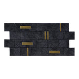 Holz Wandverkleidung Pine XL Mosaik-Look 3D | 30×60 cm