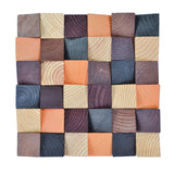 Holz Wandverkleidung Bold Pine Mosaik-Look 3D | 30×30 cm