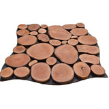 Holz Wandverkleidung Lychee Mosaik-Look 3D | 30×30 cm