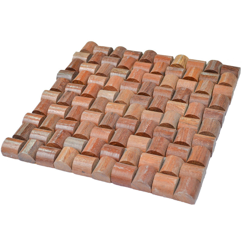 Holz Mosaikpaneele | Arisauro | 30×30 cm | Holzfliese