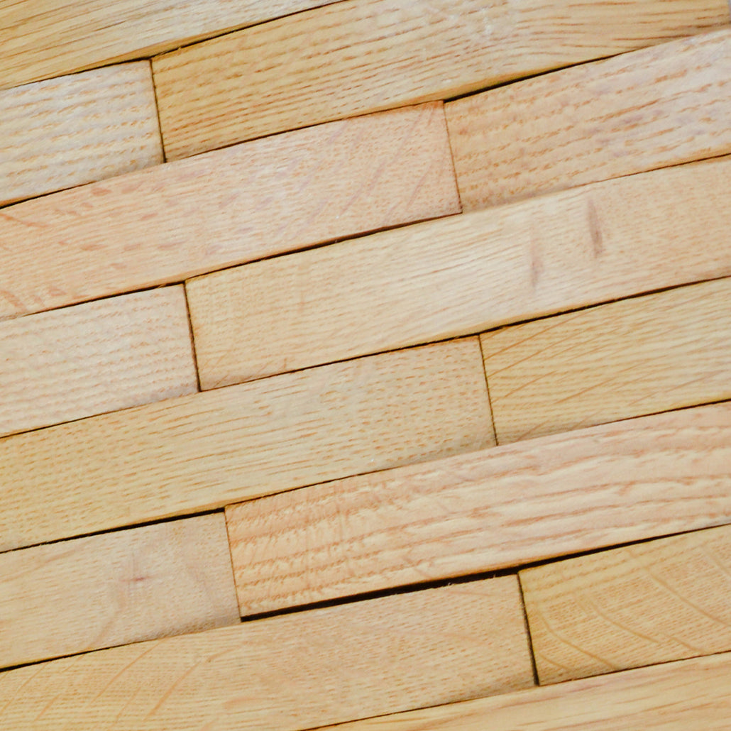 Holz Wandverkleidung Eiche Hell Mosaik-Look 3D | 30×30 cm