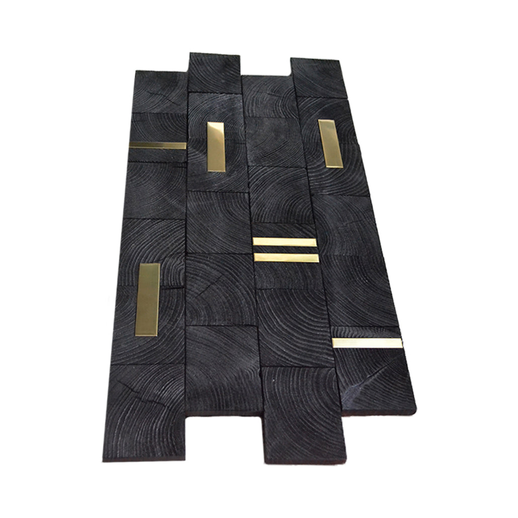 Holz Wandverkleidung Pine XL Mosaik-Look 3D | 30×60 cm