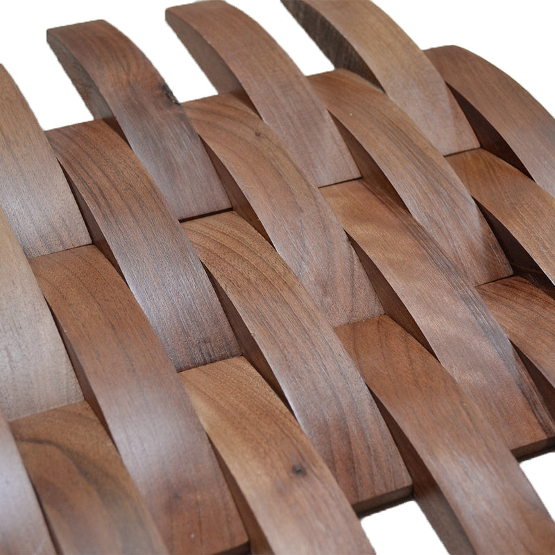 Holz Mosaikpaneele  | Walnuss Deep Dusk | 30×30 cm | Holzfliese