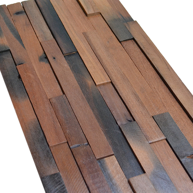 Holz Mosaikpaneele | Shipwood XL | 30×60 cm | Holzfliese