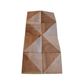 Holz Mosaikpaneele | Slim Walnuss | 20×40 cm | Holzfliese