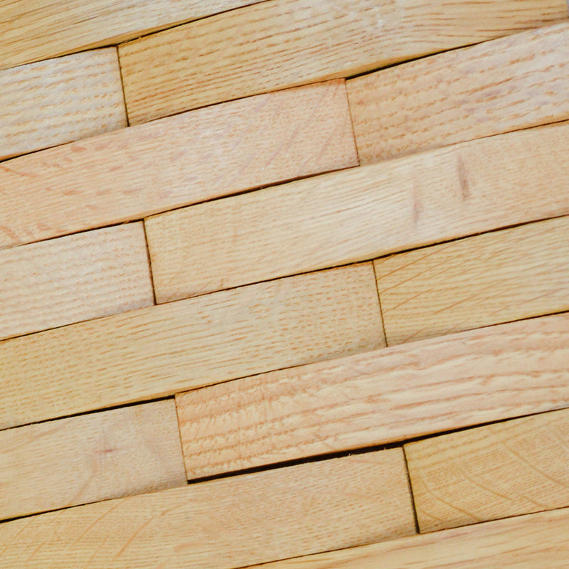 Holz Mosaikpaneele | Eiche Hell | 30×30 cm | Holzfliese